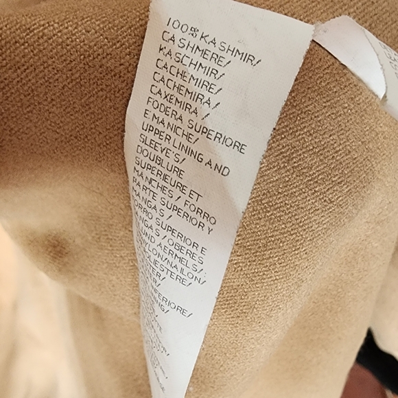 Paul & Shark Loro Piana Storm System 100% Cashmere Hooded Coat Detachable Collar - Picture 15 of 16